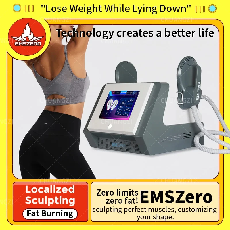 EMSSLIM NEO emszero Nova 14 Tesla hi-emt Machine With Pelvic Ems Muscle Stimulation Pads Optional Professional