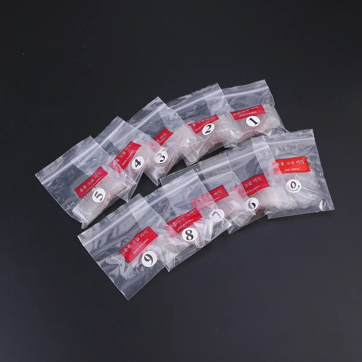 500Pcs Transparent Full Cover French Artificial Nails Tips Pc Material Easy to Shape File Paint Apply Gel Acrylic Fiberglass