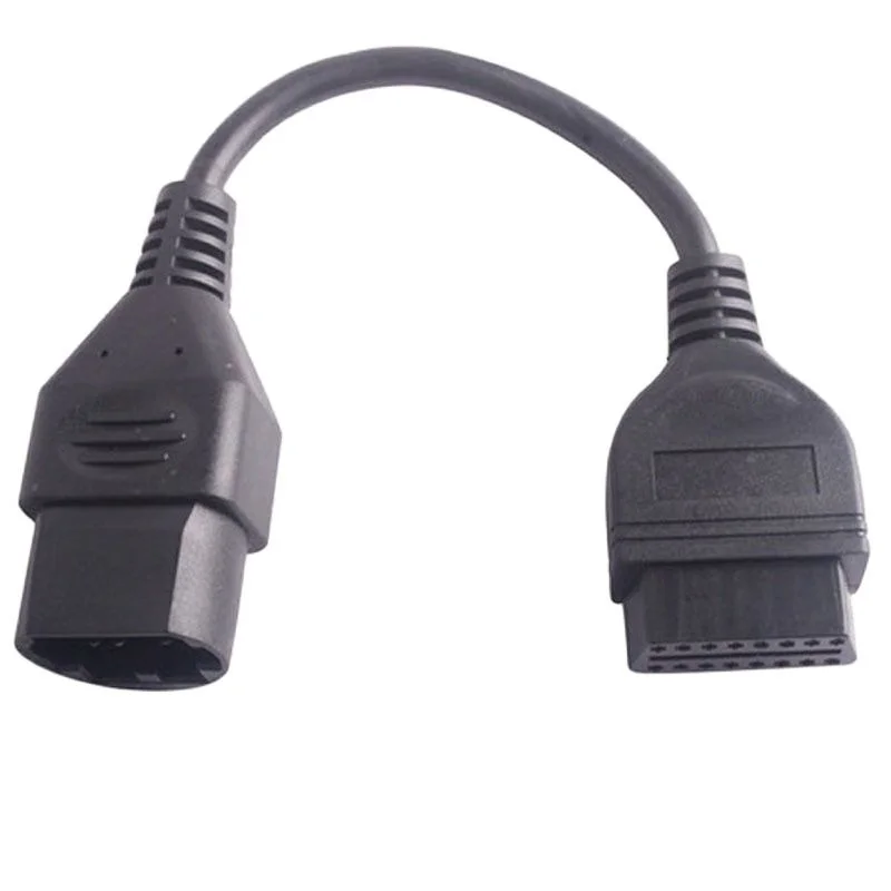 2024 Top Quality For Ma-da 17 Pin To OBD 2 OBD II Cable 16 Pin Connector Diagnostic Tool Adapter Extension Cable