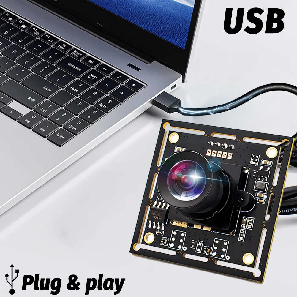 Módulo de cámara USB WGWK de 5MP, Sensor IMX335, 2592x1944, 30fps, placa USB2.0 sin lente de distorsión, Compatible con OTG UVS, Plug And Play