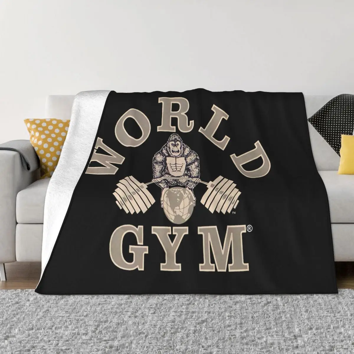 W101 World Gym Gorilla покрывало на кровать покрывало пушистые мягкие одеяла