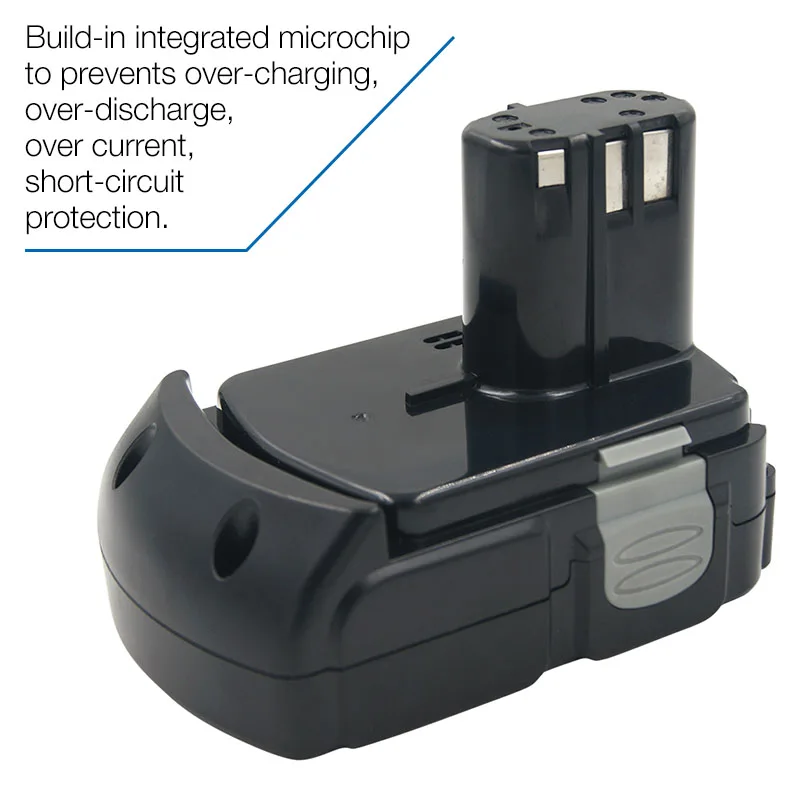 BCL1815 BCL1830 EBM1830 2000mAh Li-ion 18V Replacement Rechargeable Battery for Hitachi Power Tools DS18DL DH18DL C18DL DV18DL