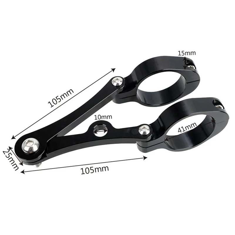 

НОВЫЙ универсальный кронштейн для фар мотоцикла, зажим для регулируемого зажима для фар 39-41 мм