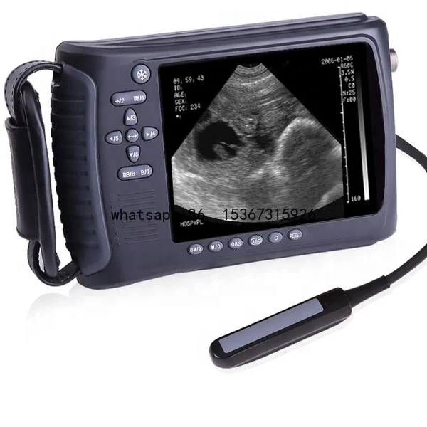 Portable Palm ultrasound machine black and white B/W veterinary ultrasound scanner For Veterinary Clinic