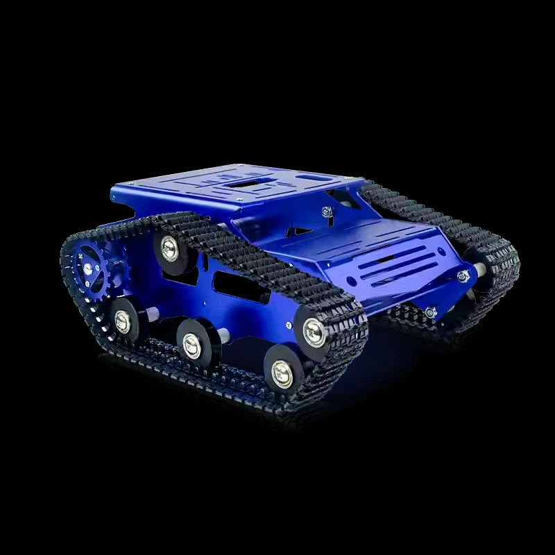 10KG PayLoad Smart Metal Robot Track RC Tank Car Chassis Kit with Dual DC 12V Motor for Arduino DIY Kit For Raspberry Pi Project