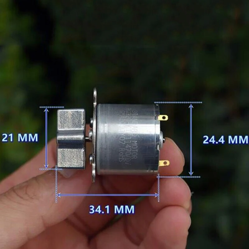 RC-320 Mini 24.4 مللي متر تيار مستمر 6 فولت 7.2 فولت 9 فولت محرك هزاز اهتزاز قوي مستدير عجلة غريب الأطوار لتقوم بها بنفسك لعبة مدلك