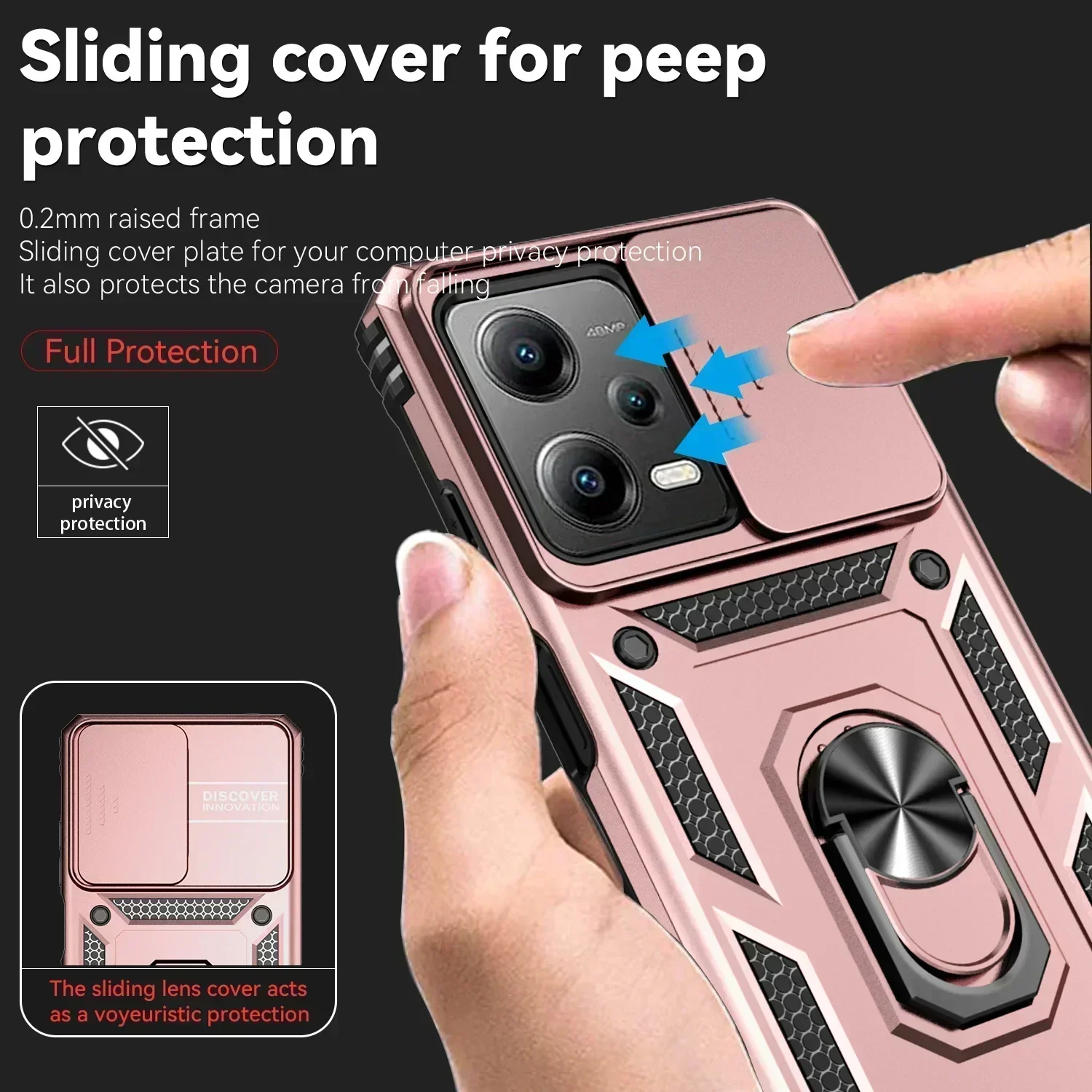 For Redmi Note 11 10 9 Pro 11s  9S Case Shockproof Armor Case Camera Lens Protection Fundas For POCO X3 X4  X5 M4 M5 PRO GT NFC