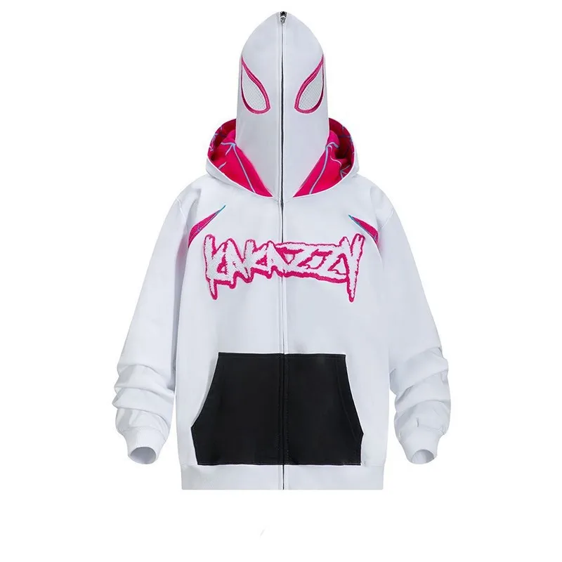 90s Hoodie Women Female spiders Fashion Y2k Thin Zipper Long Sleeve Casual Coat Female Sweatshirt With Hood hoodies Clothes tops