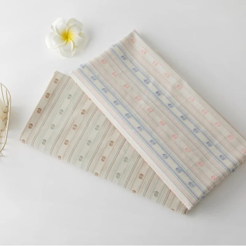 

Pure cotton printed embroidery cotton fabric - dress, shirt, children's clothing, DIY clothing material