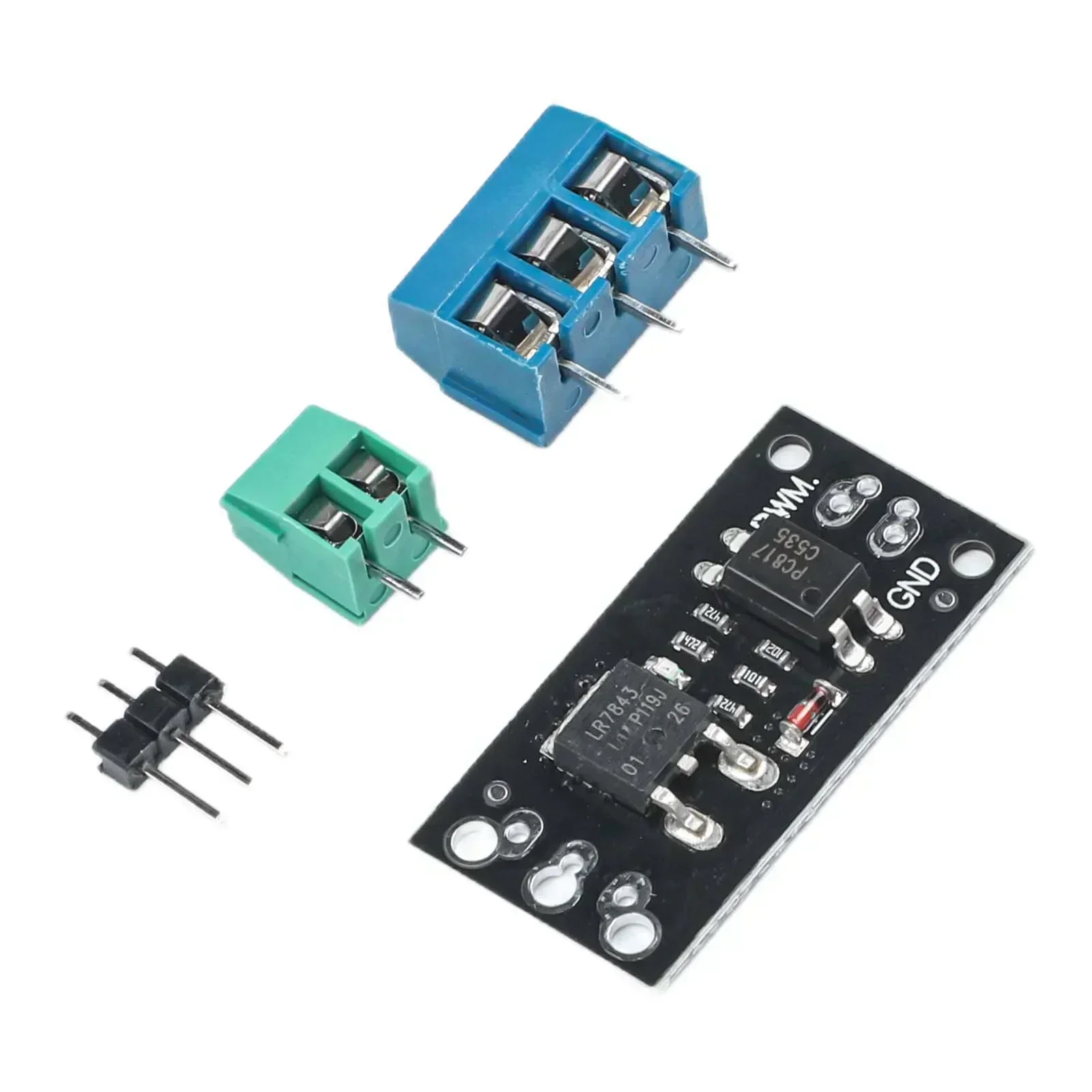 Isolated MOSFET Driver Module (FR120N/LR7843/AOD4184) - 3V/5V Logic Level, Relay Replacement Board For Arduino & MCU Control