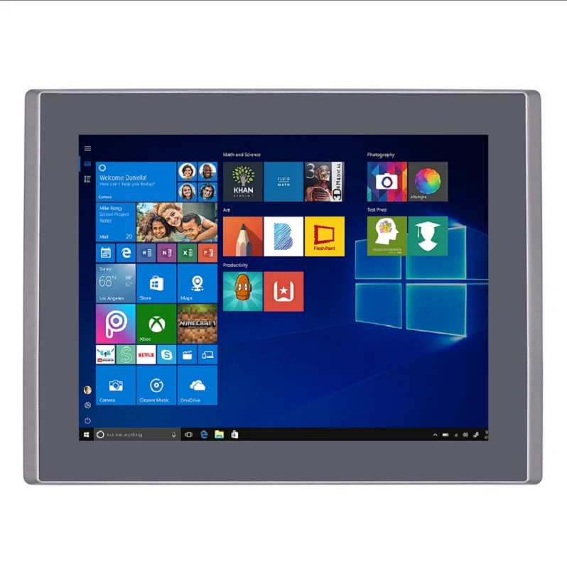 HYSTOU Tablette industrielle PC Intel i5-4278U soudée 4G DDR3L Imperméable à la poussière antichoc antichoc HD WiFi 10 12 15 17 pouces