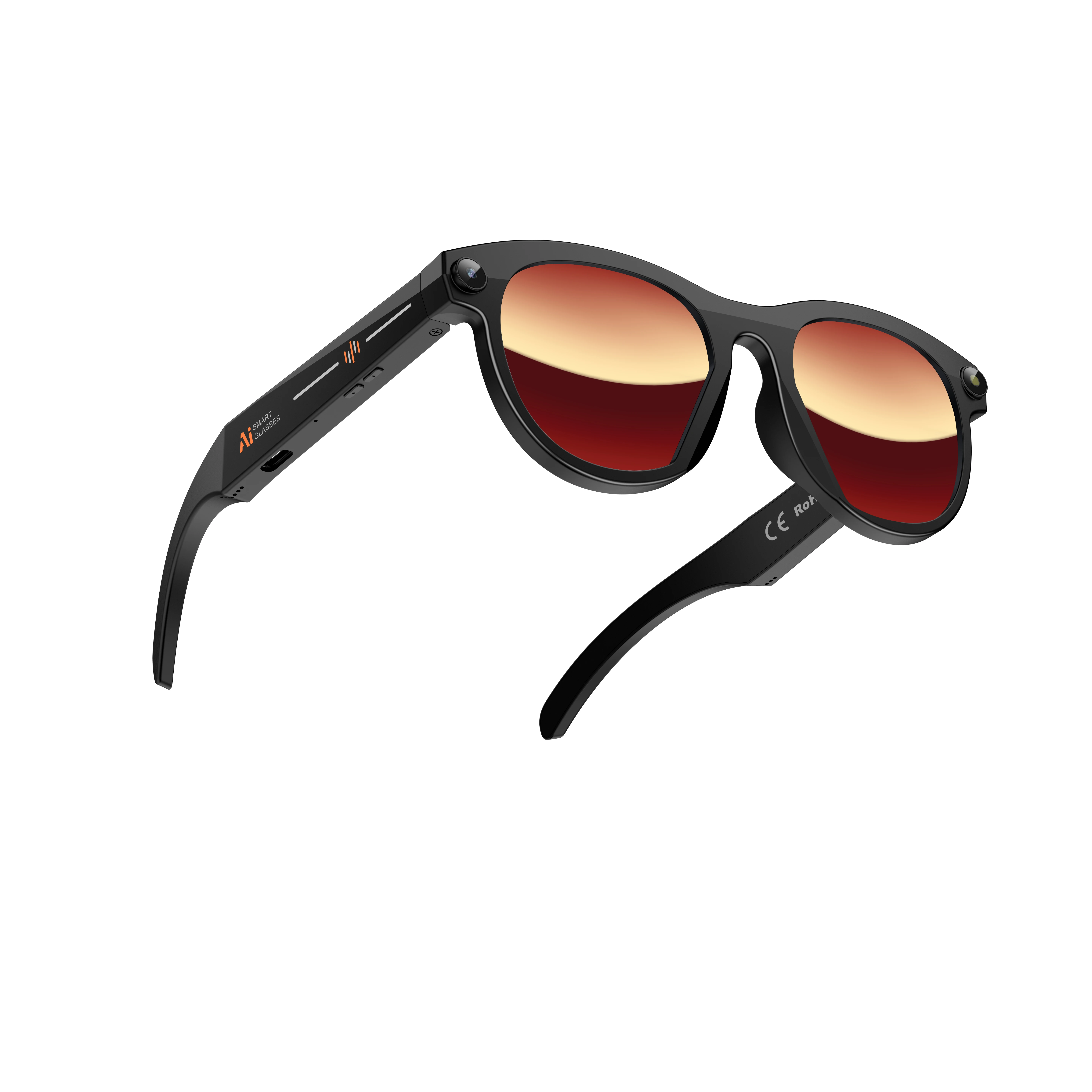 M88 Pro KI-Smart-Brille 5-Megapixel-Kamera Bluetooth EIS-Bildstabilisierung Videoaufnahme und Übersetzung – Detail 20