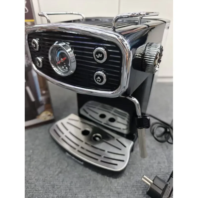 High-end kitchen appliances Hoffmans HM-690 1500W espresso machine 20 bar pressure automatic coffee machine, retro aesthetic