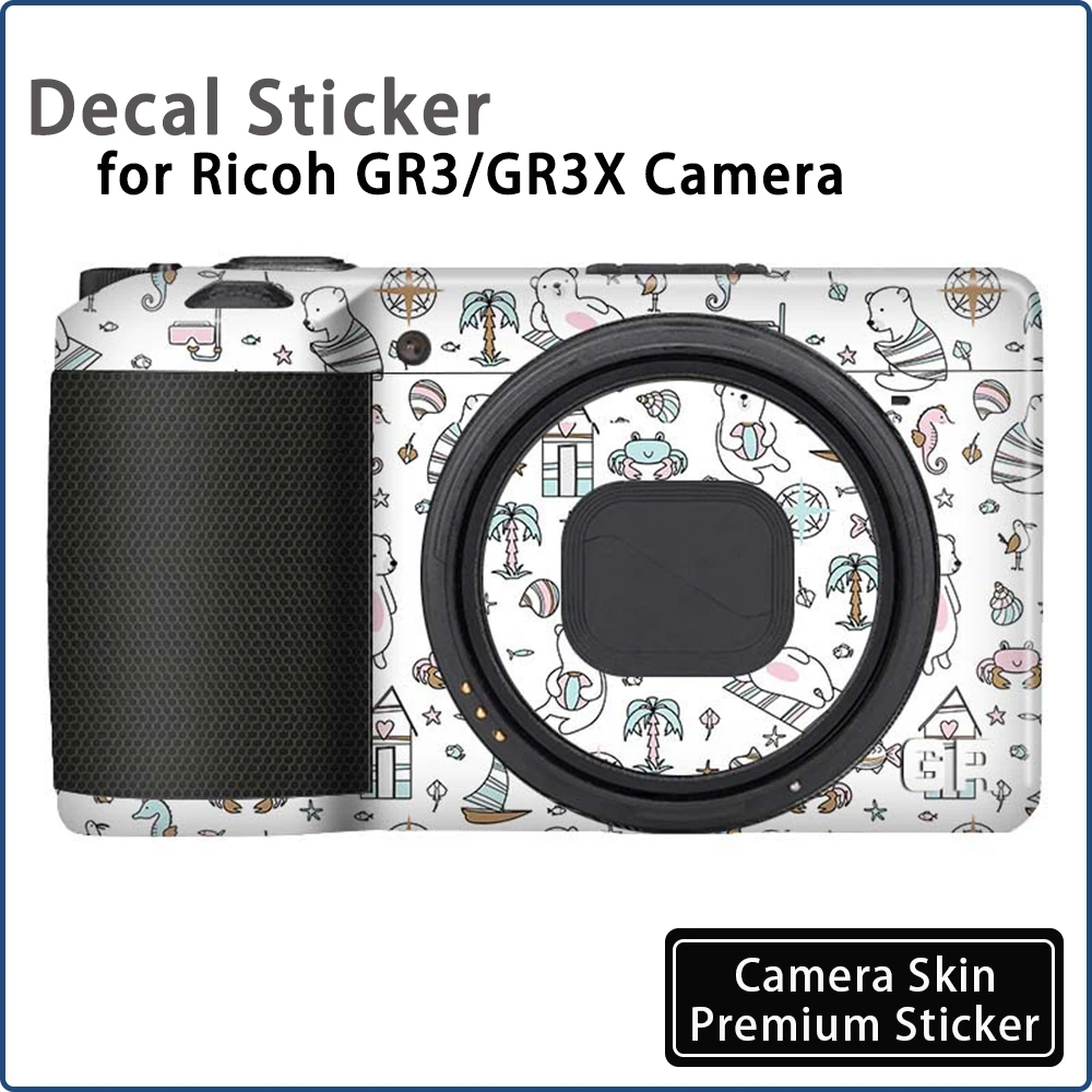 

GR3X Wrap Cover Decal Sticker Decal Skin for Ricoh GR3/GR3X/GR2 Camera Skin GR3 Protector Cover Film GR2 Protective Film