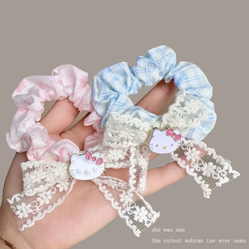 Miniso Cartoon Hello Kitty hoofdband Ins Koreaanse modetrend hoofdband Zoete en schattige kanten hoofdband Meisje vakantiecadeau