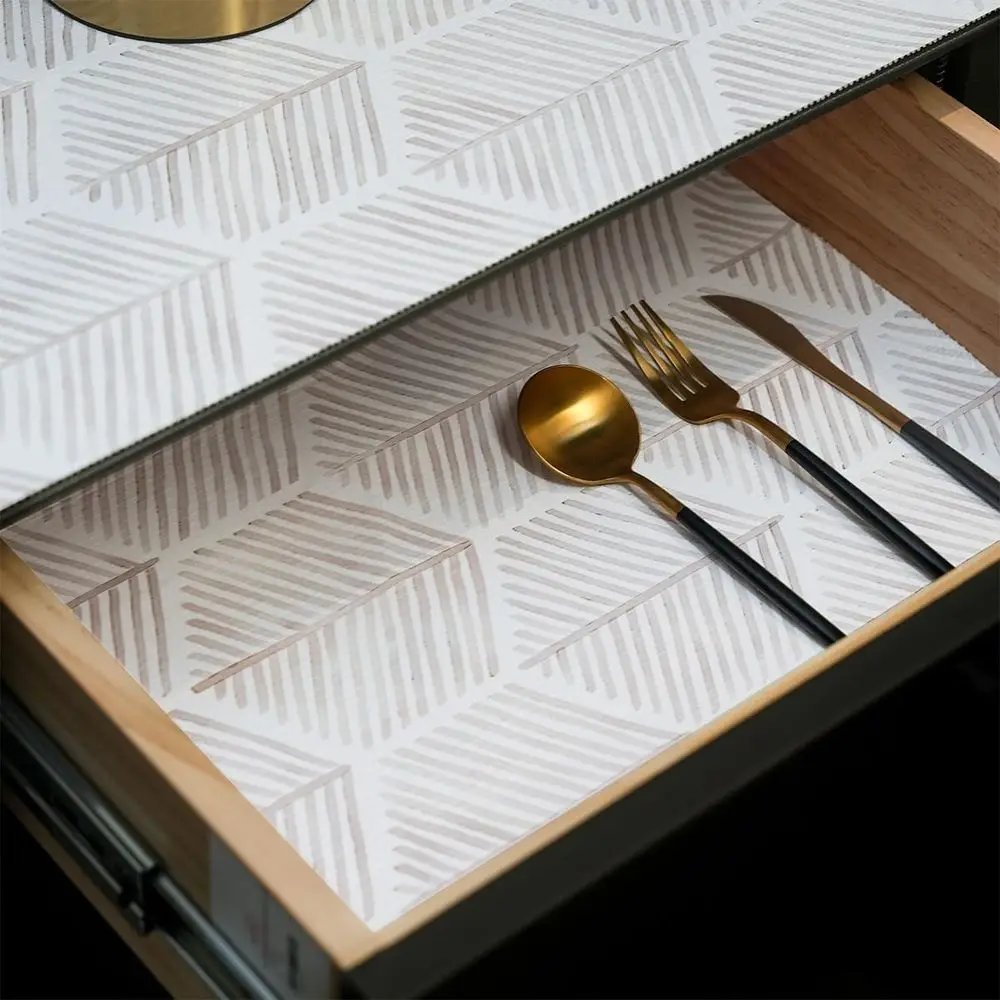 

Нескользящая, водонепроницаемая подкладка для кухонных шкафов, 24 x 10, легко чистится