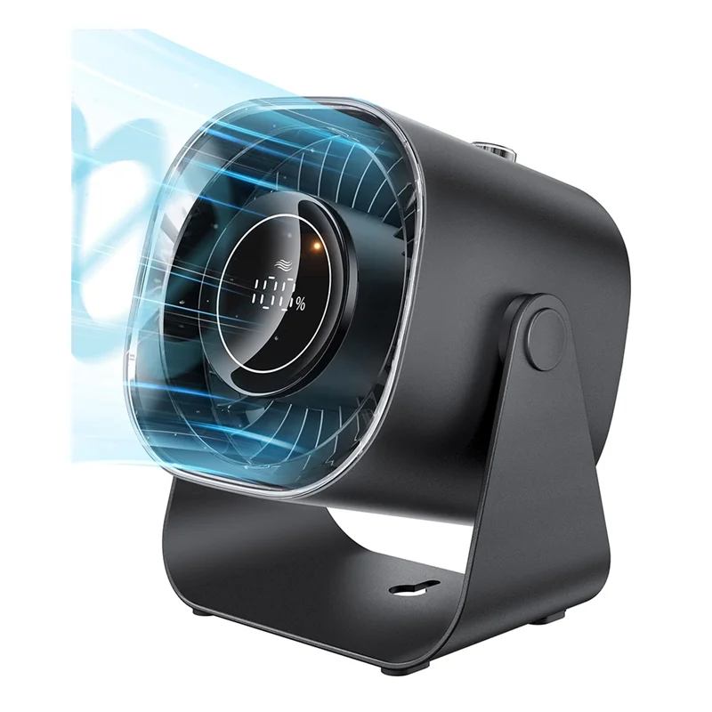 

A56T-Desk Fan,Quiet Portable Fan,5000Mah Air Circulator Fan With 100 Speeds 220 °Adjustable Tilt,For Office,Home,Travel