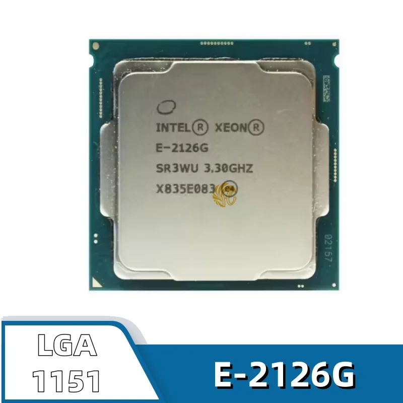  Xeon E-2126G CPU 3.3GHz 12MB 80W 6-Cores 6-Thread processor LGA1151 for server motherboard C240 chipset 1151