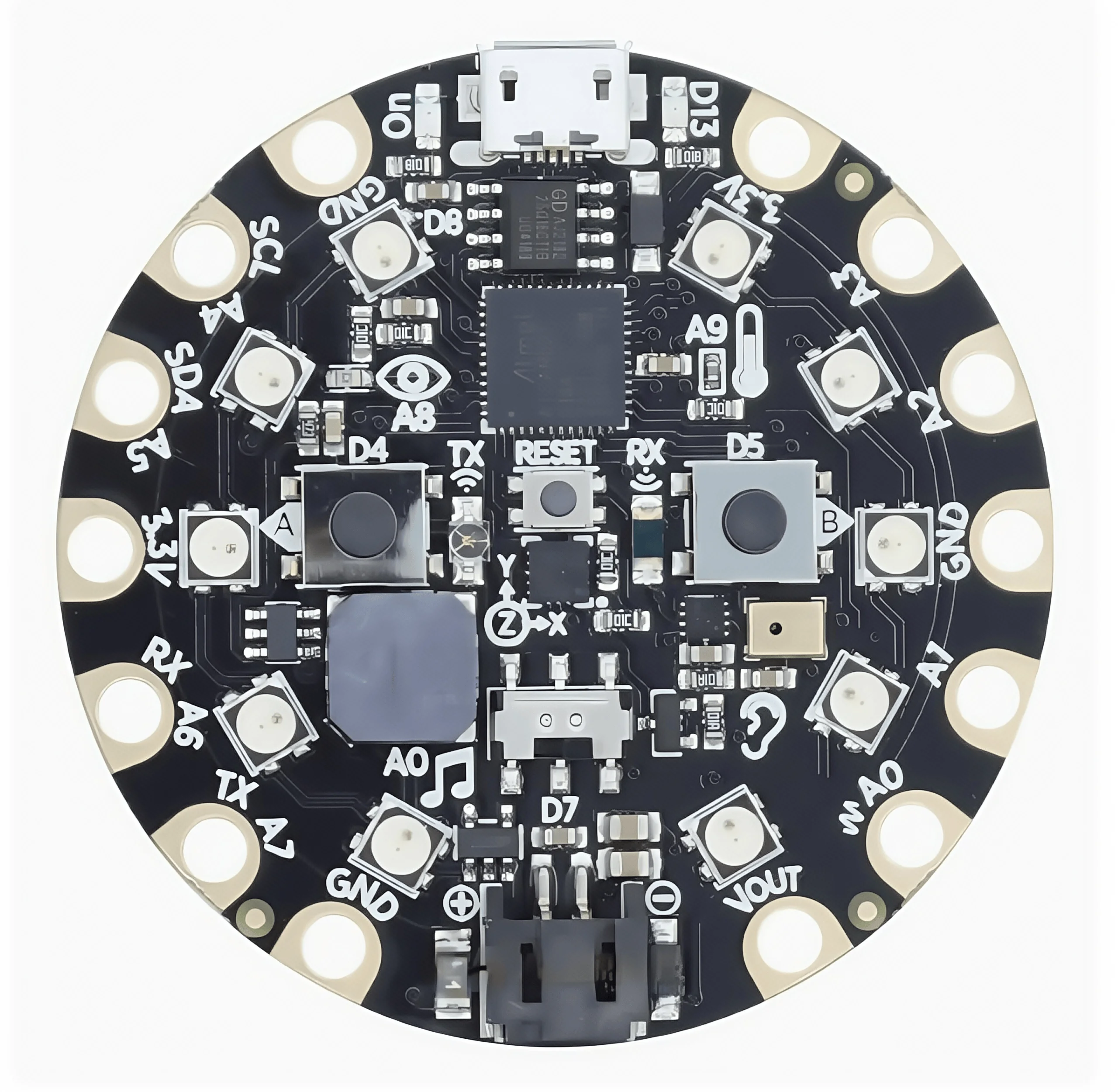 

Adafruit Circuit Playground Express ATSAMD21 Adafruit 3333 Development Board