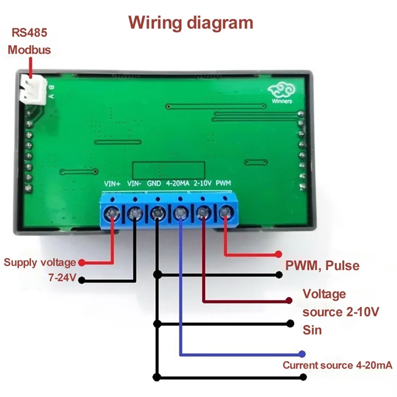 

M01K DC7-24V Модуль генератора сигналов ШИМ-импульсный регулируемый модуль 0-20MA 0-10 В Генератор сигналов 1-1000 Гц Прочный (A)