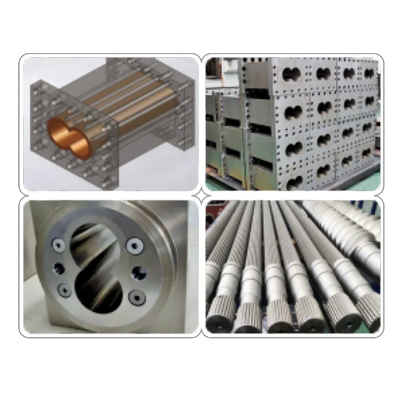 Acero inoxidable, doble tornillo, puffer, extrusión, comida inflada, extrusión