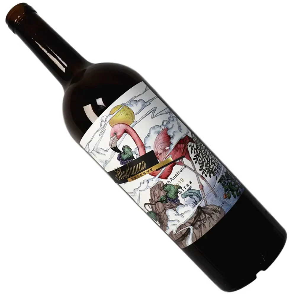 Luxury Custom Wine Labels｜Foil Stamping｜Glossy