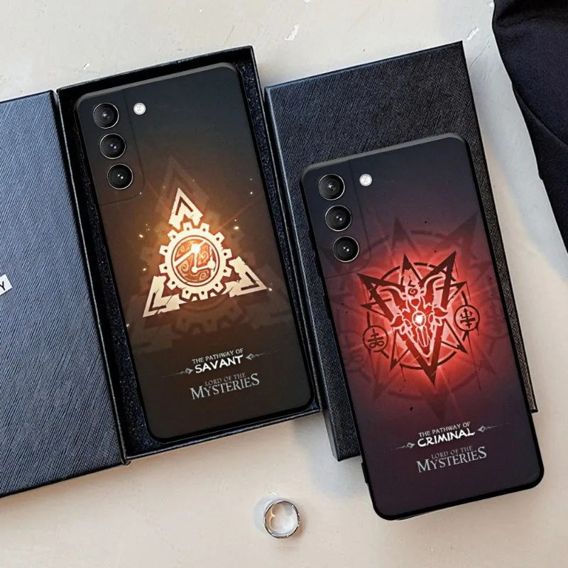 Lord Of The Mysteries Card Phone Case For Samsung Galaxy S22 23 21 S20 FE Ultra S10 S9 S8 Plus S10e Note 20Ultra 10Plus Cover