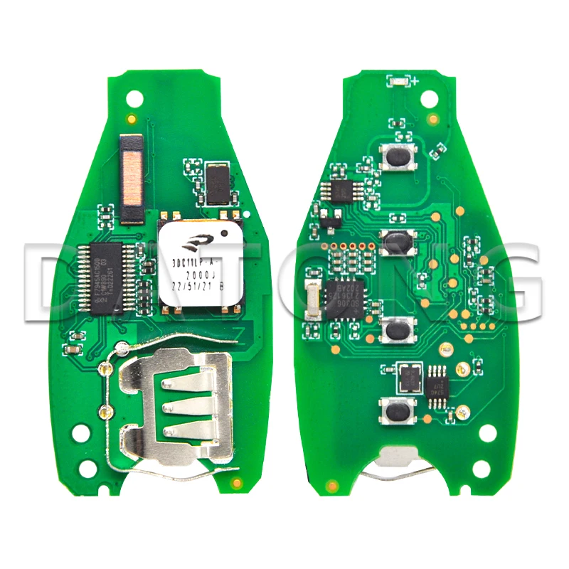 Datong World 433MHz ID46 Chip Keyless Go Car Remote Control Key per VW Volkswagen Touareg 2011-2018