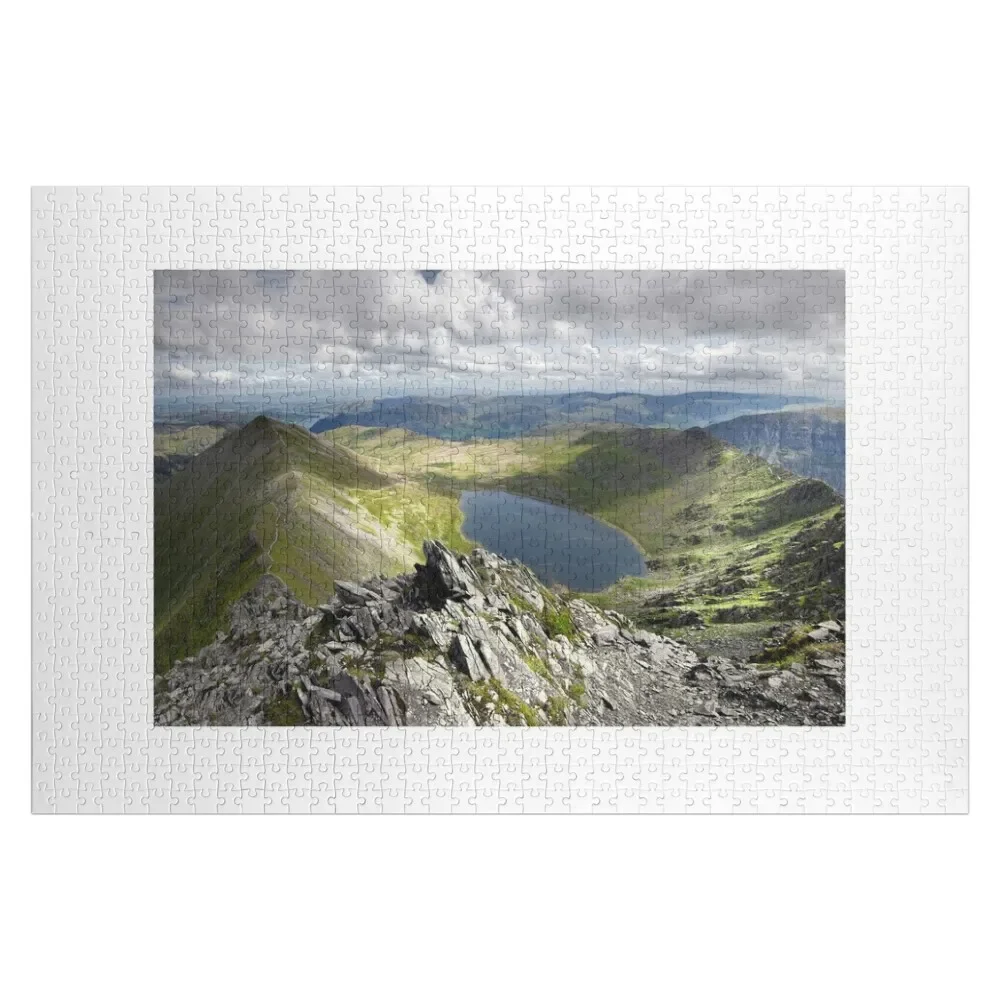 

Light and Shadows on Striding Edge and Catstycam, Helvellyn Summit Jigsaw Puzzle Custom Child Puzzle