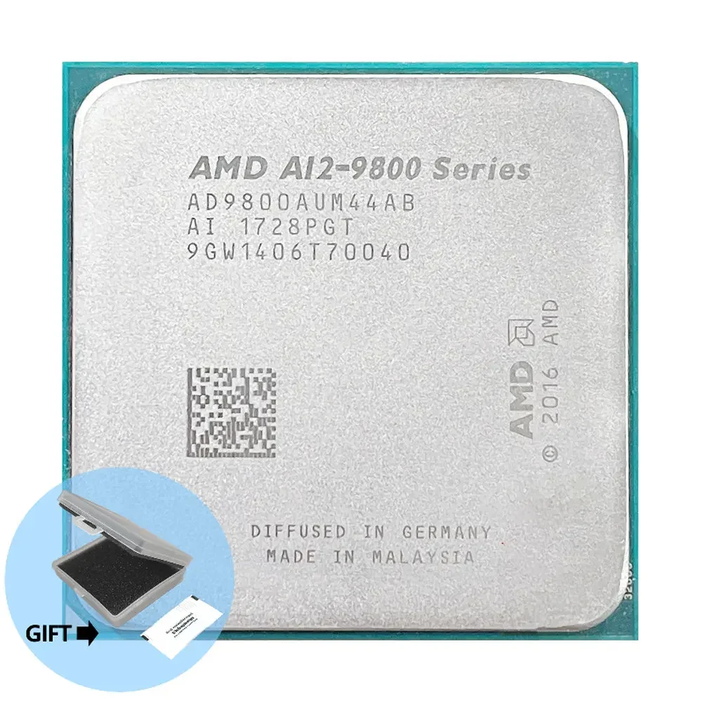 

AMD A12-Series A12-9800 A12 9800 Series 3.8 GHz Quad-Core CPU Processor AD9800AUM44AB AD980BAUM44AB Socket AM4