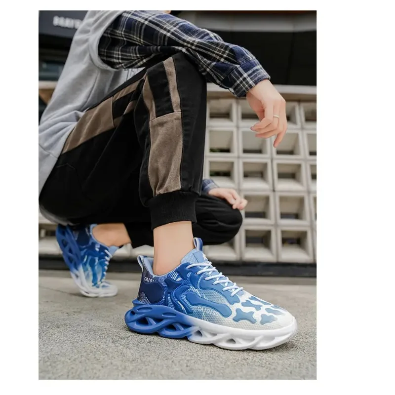 남성용 러닝화 2025 가을 신상 트렌디 스니커즈 일상 여행 거리 산책 캐주얼 스니커즈 편안한 테니스화