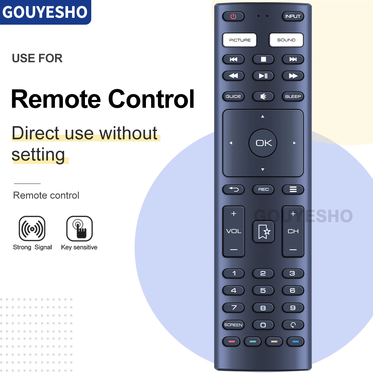 

Новый пульт дистанционного управления для Kivi tv 32H550NB 24H500LB RC-15