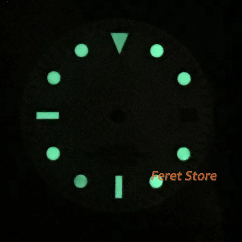 New 29mm Green/Orange/White/Blue Shell Watch Dial Luminous Fit NH35 Movement Automatic Watch