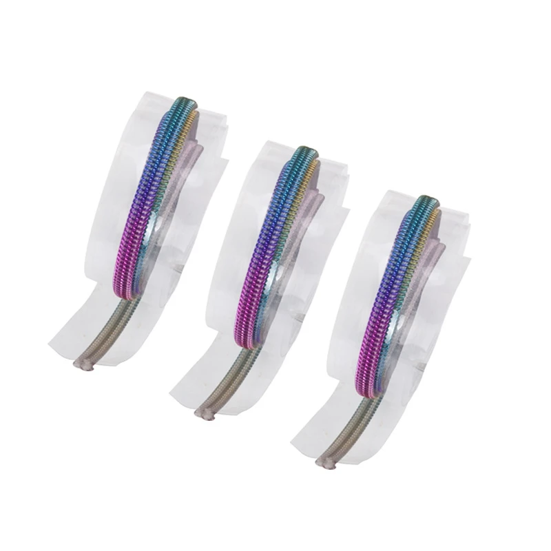 5# PVC Clear Zipper Tape For Sewing Nylon Zippers Tapes Coat Zip Slider Shoes Bag Zips Repair Kit DIY Hardware Accessories