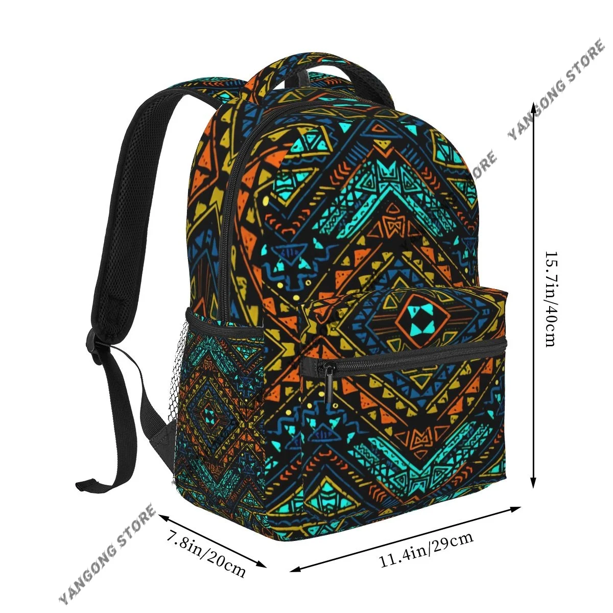 Backpack Casual Travel Bag Boho Chic Ethnic Aztec School Bag Fashion Shoulder Bag For Teenage Girl Bagpack