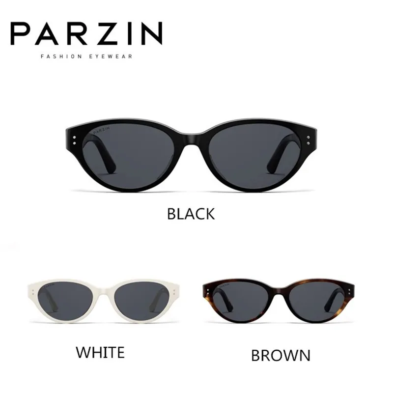 PARZIN New Sunglasses Vintage Cat Eye Sunglasses Women UV Protection Fashion Sun Glasses Shades7798 image 5