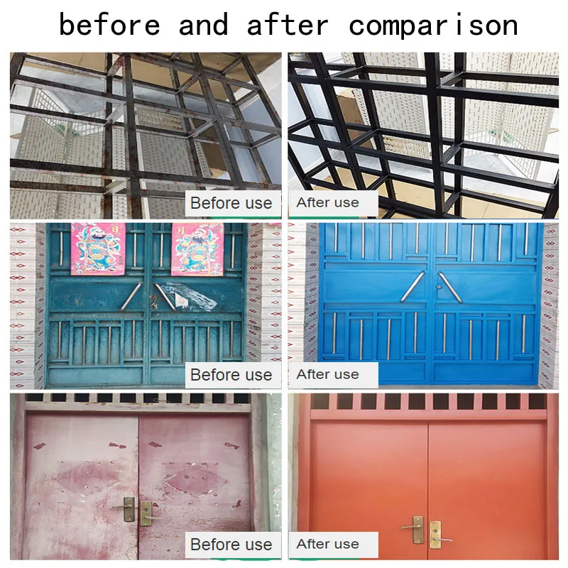 طلاء معدني قائم على المياه 22 لون 350g حديدي الأبواب والنوافذ مكافحة التآكل تجديد مانع االصدأ التجفيف السريع الطلاء