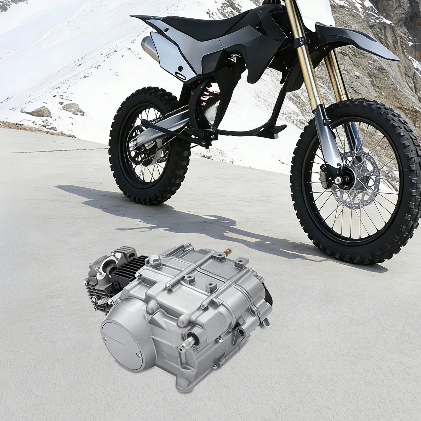 

125cc 4 Stroke Single Cylinder Engine Kick Starter CDI Ignition Wet Multi-disc Clutch for CRF50/CRF70/XR50/XR70