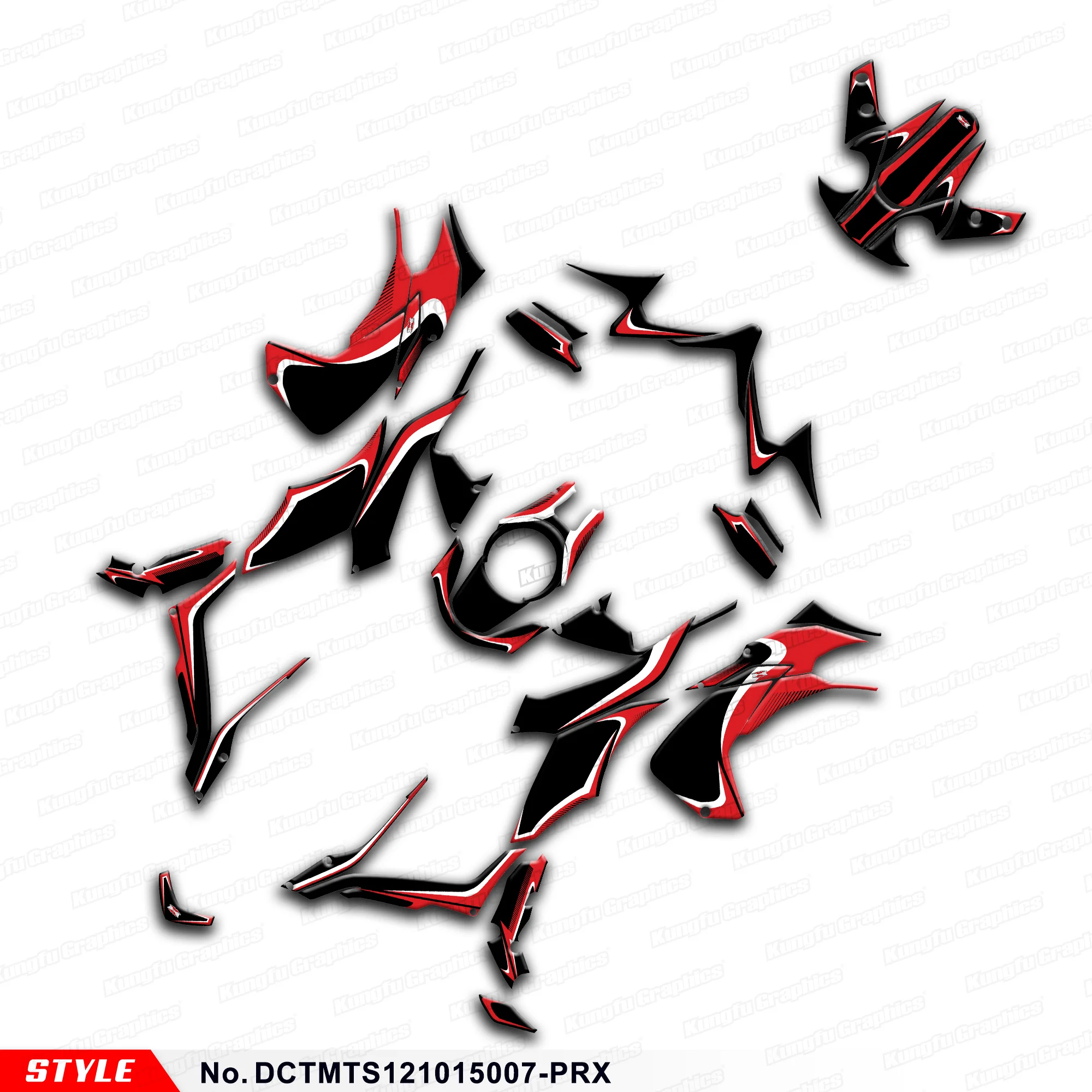 

Набор графических наклеек JY RACING для Ducati Multistrada 1200 MTS 2010-2014, защита, DCTMTS121015007-PRX