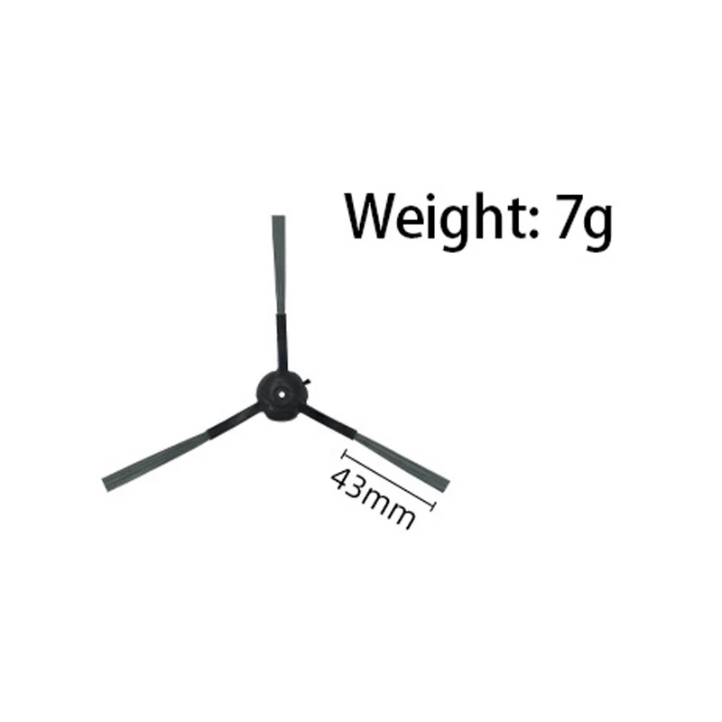 Kit spazzole laterali da 8 pezzi per pezzi di ricambio per aspirapolvere robot Xiebro HR1010