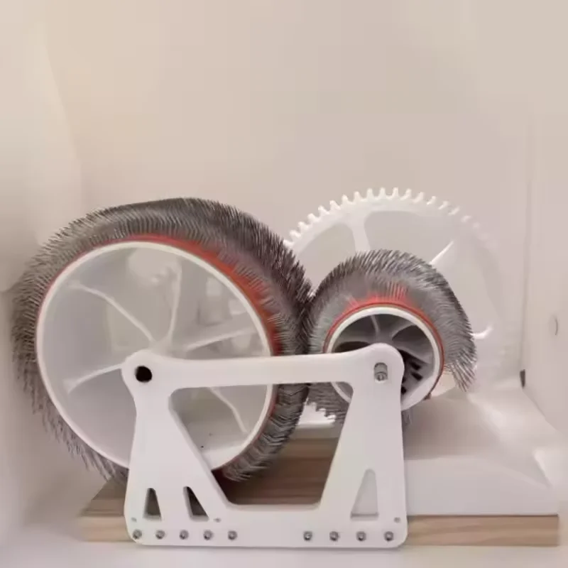 DIY Hand-Cranked Wool Combing Machine Handmade Wool Felt Making Tool for Wool Carding, Yarn Spinning & Even Color Mixing