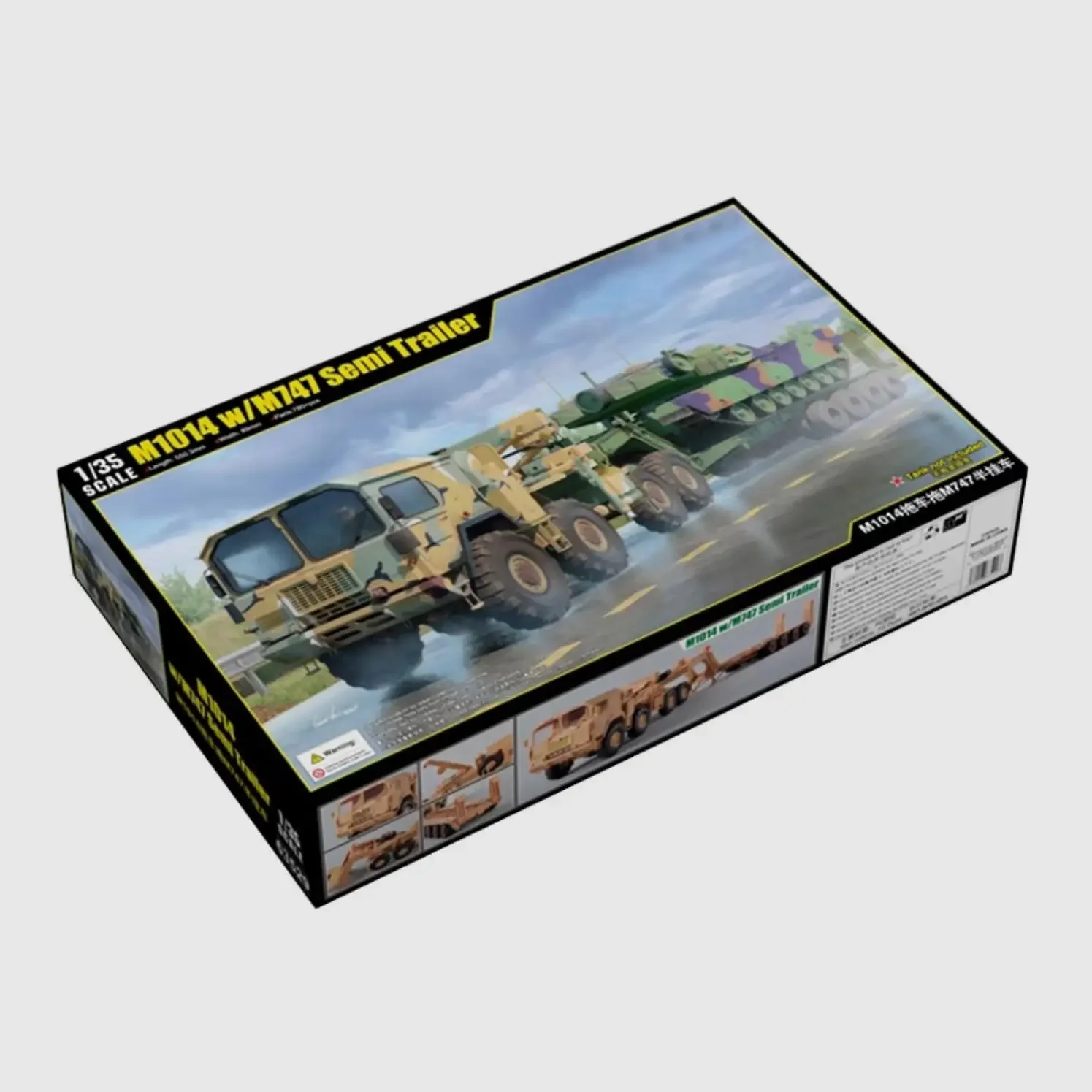 TRUMPETER I LOVE KIT 63529 1/35 M1014 Tractor w/M747 Semi Trailer Model Kit-Scale Model Kit