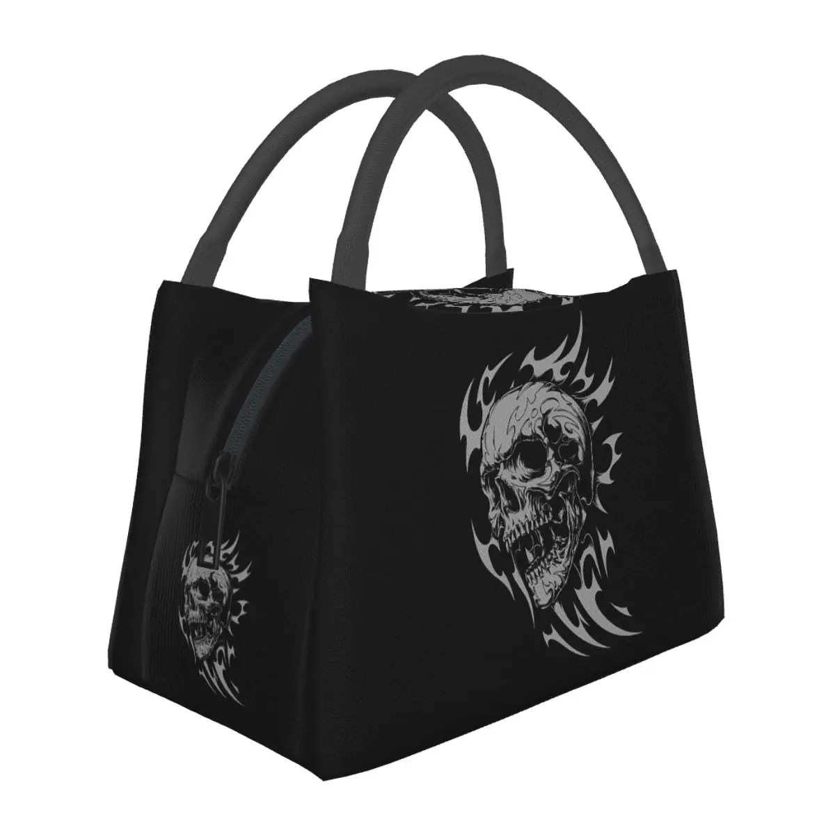 

Термосумка для обедов с изображением черепа (3 шт.) для школы, пикника, хранения еды, портативный контейнер-холодильник, термосумка-тоут