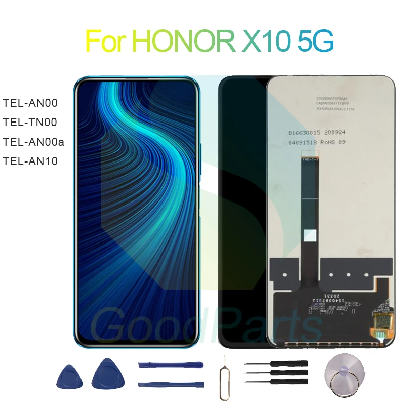 

For Honor X10 5G LCD Display Screen 6.63" TEL-AN00/TN00/AN00a, TEL-AN10 X10 5G Touch Digitizer Assembly Replacement