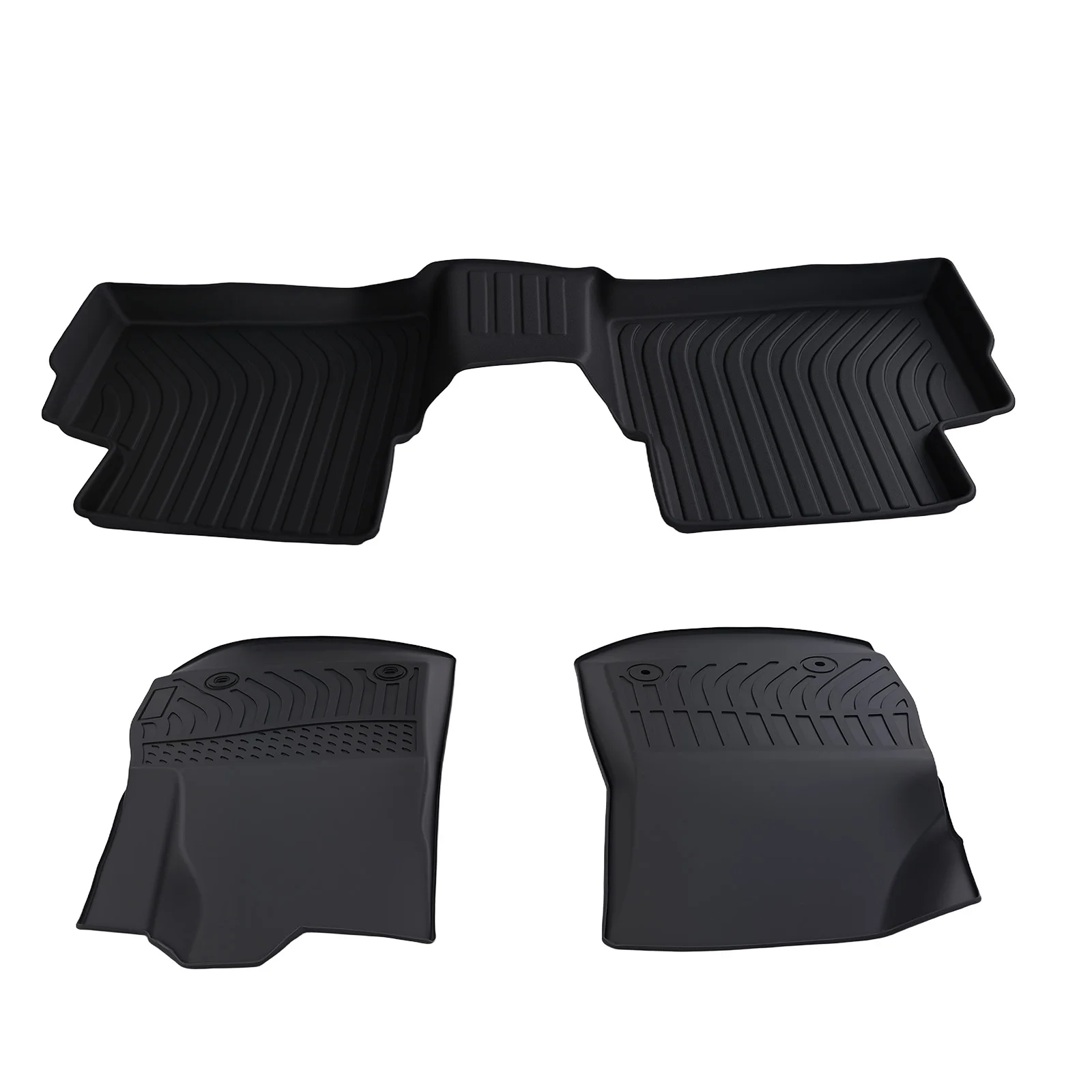 

Black Carpet Floor Mats for Chevrolet Cruze 2016-2019 TPE Rubber Waterproof