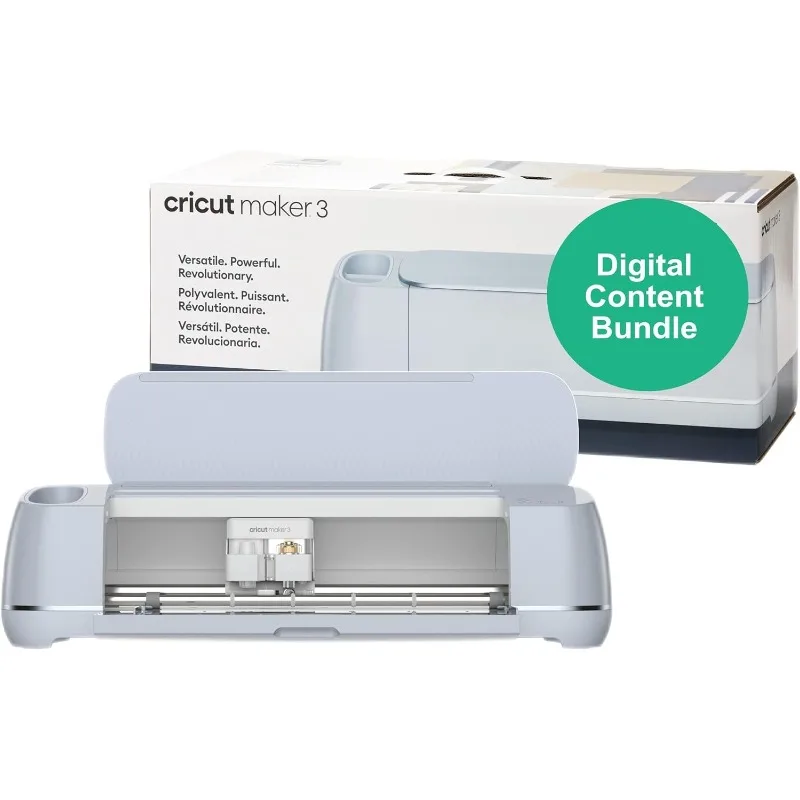 Cricut Maker 3 Smart Cutting Machine - Ultimate Digital Value Bundle | Includes 80 Images & 12 Fonts in Design App