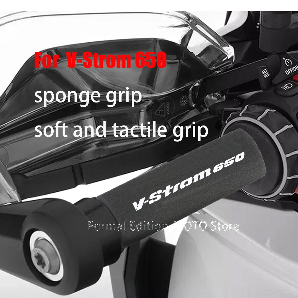 

Motorcycle Sponge Grip for Suzuki V-Strom 650 Shockproof Non-slip Motorcycle Grip Cover for Suzuki V-Strom 650