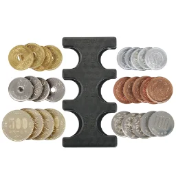 Mini Euro Coin Dispenser scatola portaoggetti in plastica portamonete portamonete portamonete Organizer per portamonete per auto