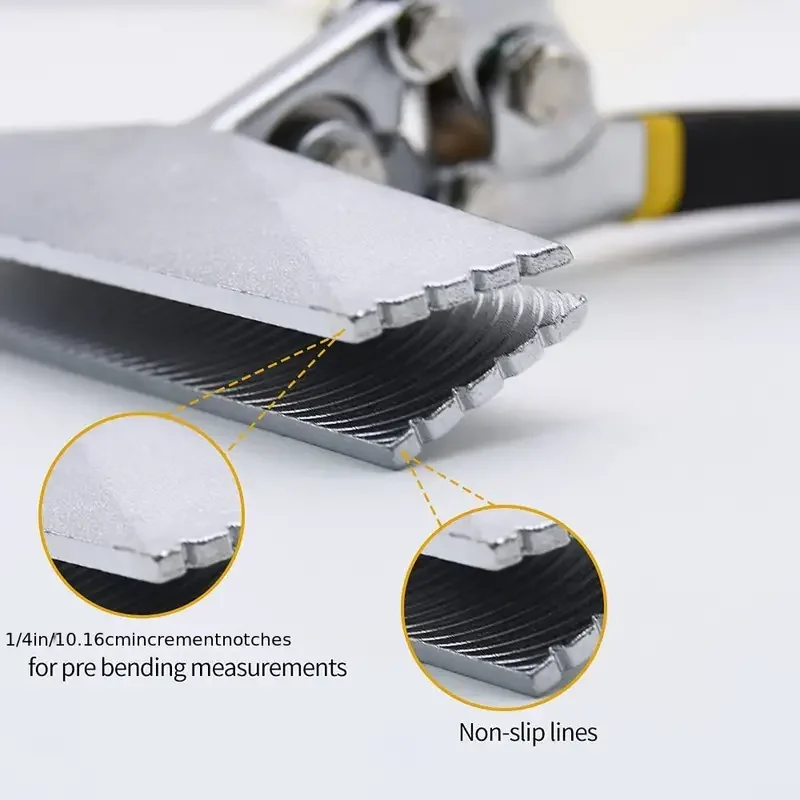 Imagem -06 - Alicate de Mão para Chapa Metálica Pasta de Chapa Metálica Crimpagem Bent Tile Clamp Achatamento Bending Bender Seamers Tool
