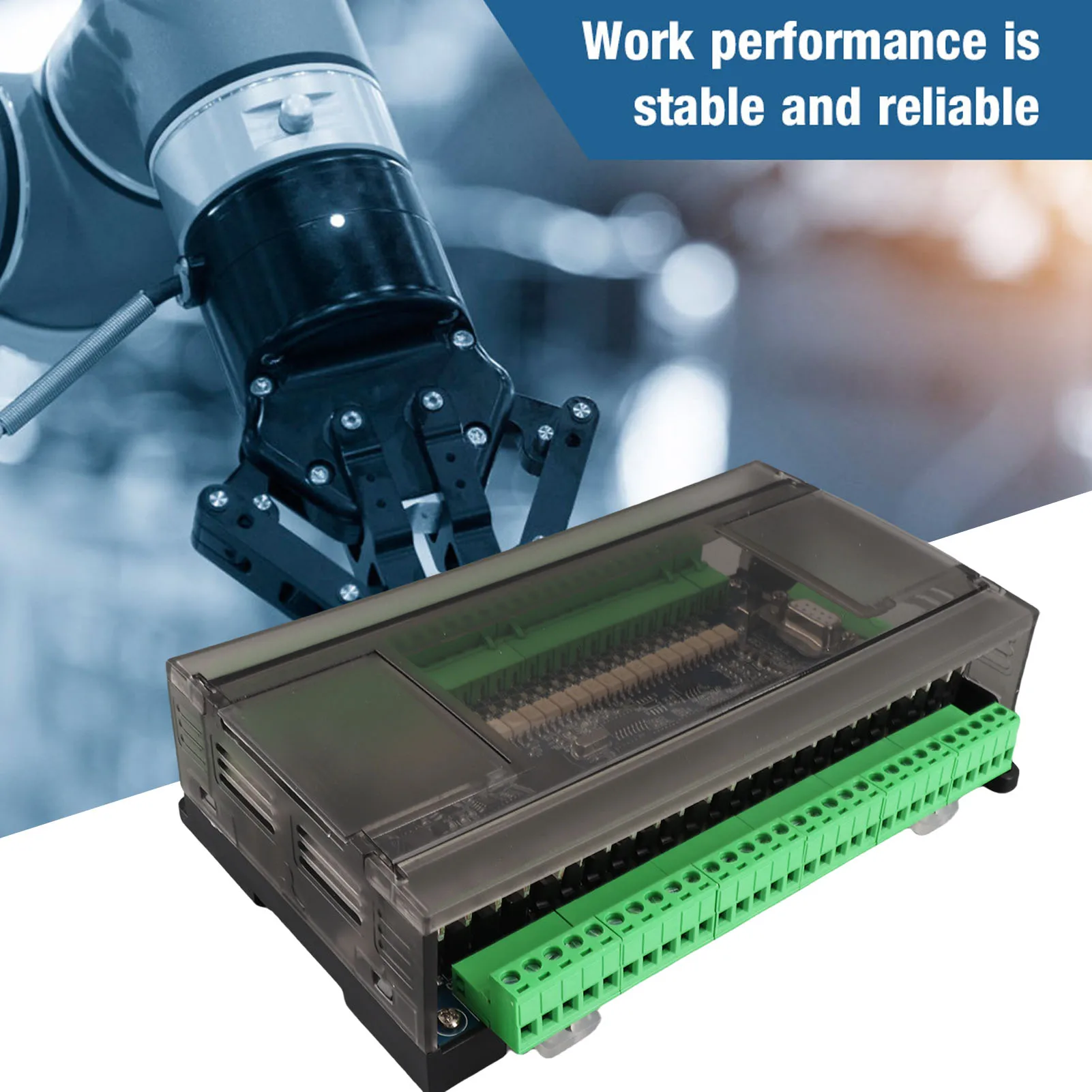 24V Industrial Control Board Industrial Control Board FX3U-48MT 24 Input 24 Output 24V 1A with High Speed Counting